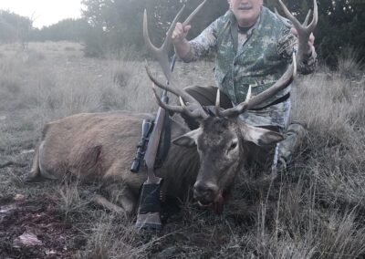 Barry with a trophy stag